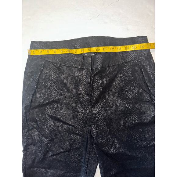 Lane Bryant Pants Womens Plus Size 16 Black Python Snake Print Ankle Stretch - Picture 2 of 8